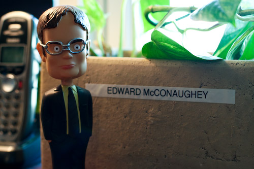 Dwight Shrewt meet Edward McConaughey